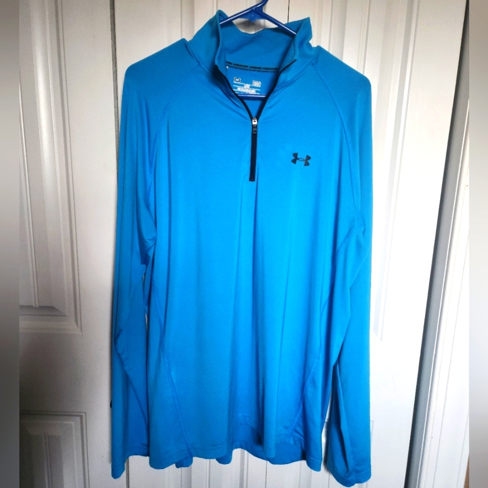 UNDER ARMOUR MENS LOOSE FIT QUARTE ZIP PULLOVER SIZE LARGE